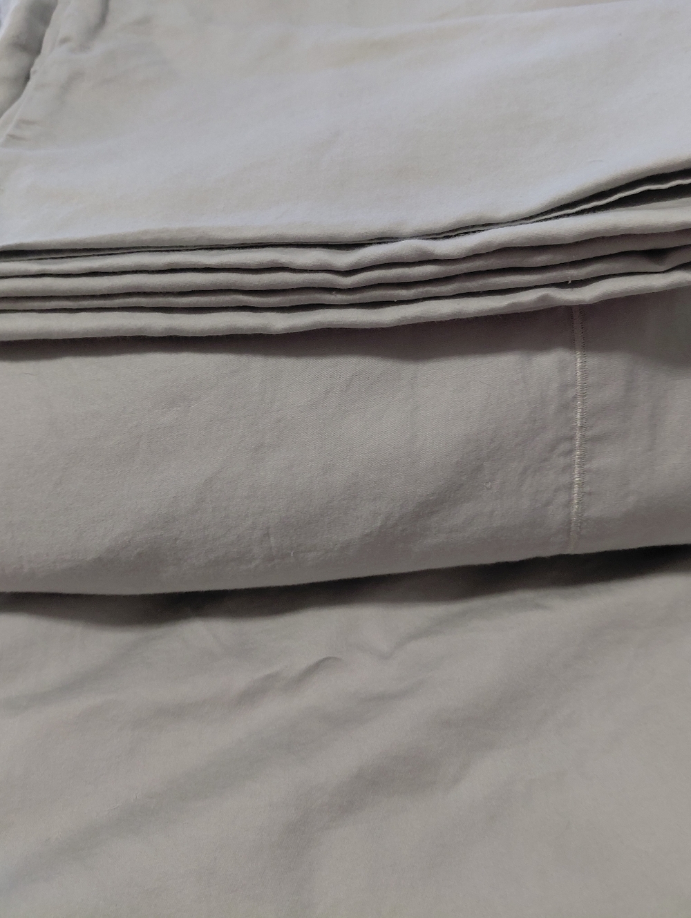 Simply Vera Vera Wang Light Green Sage Cotton Sheet Set